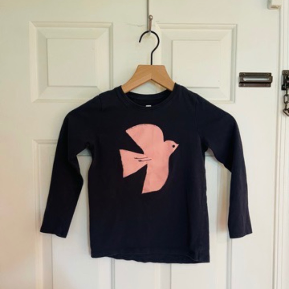 TEA COLLECTION Girls size 7 Soaring Bird Graphic Tea